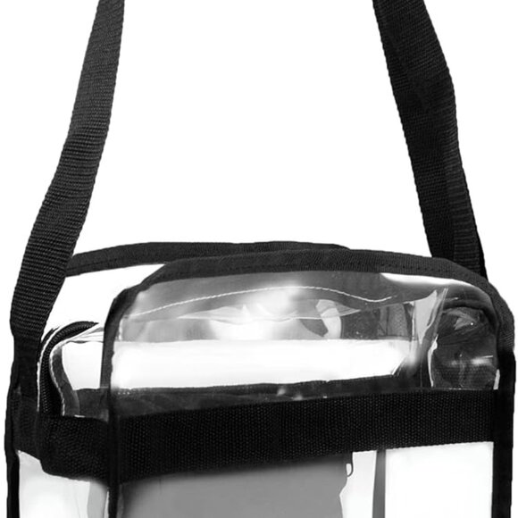 NFL Clear Carryall Crossbody Bag - Picture 1 of 5